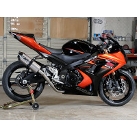 M4 RACE FULL SYSTEM WITH TITANIUM CANISTER 2007-08 Suzuki GSX-R1000