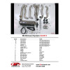 M4 RACE MOUNT FULL SYSTEM WITH POLISHED MUFFLER 2007-08 Suzuki GSX-R1000
