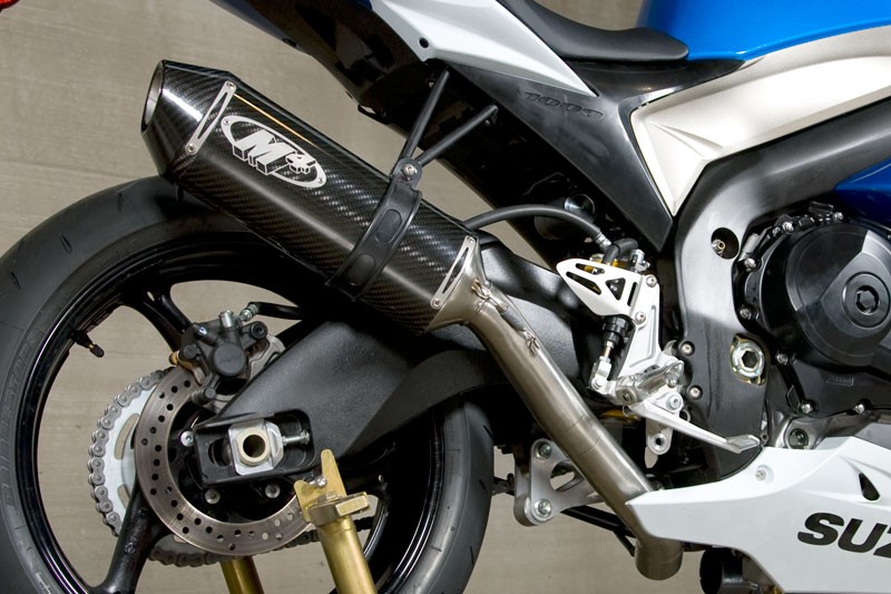 M4 FULL SYSTEM WITH CARBON FIBER CANISTER 2009-11 Suzuki GSX-R1000