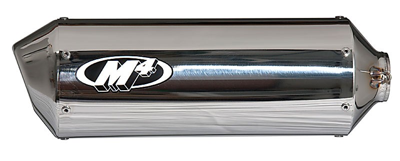 M4 RACE MOUNT FULL SYSTEM WITH POLISHED MUFFLER 2007-08 Suzuki GSX-R1000