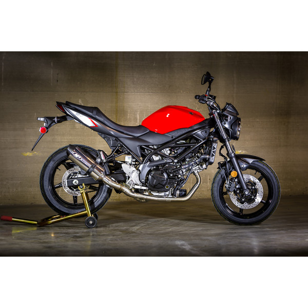 M4 FULL SYSTEM W/ POLISHED CANISTER - 2017-2023 Suzuki SV650/X M4 FULL SYSTEM W/ POLISHED CANISTER - 2017-2023 Suzuki SV650/X