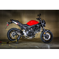 M4 2017-2023 Suzuki SV650/X SLIP-ON SYSTEM W/ POLISHED CANISTER M4 2017-2023 Suzuki SV650/X SLIP-ON SYSTEM W/ POLISHED CANISTER