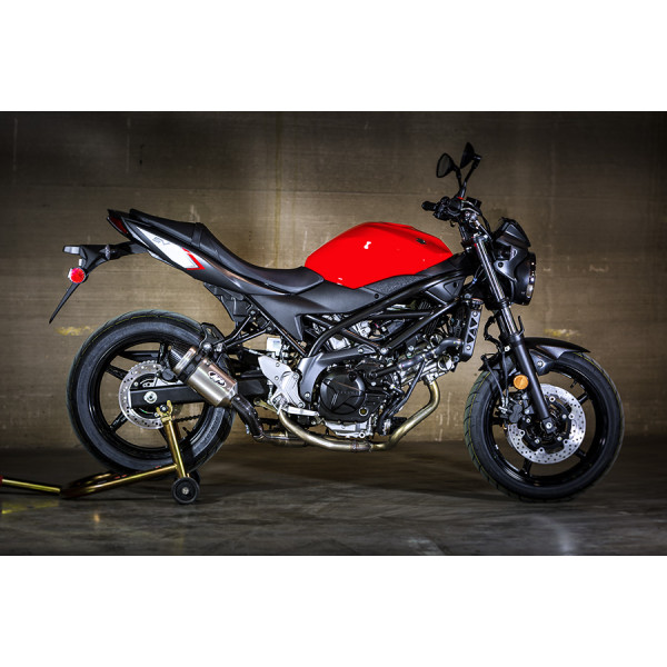 M4 2017-2023 Suzuki SV650/X SLIP-ON SYSTEM WITH TITANIUM CANISTER