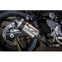  M4 FULL SYSTEM WITH TITANIUM CANISTER - 2017-2023 Suzuki SV650/X