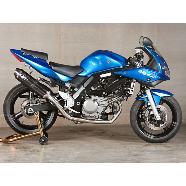 M4 RACE FULL SYSTEM WITH CARBON FIBER CANISTER - 2003 Suzuki SV650
