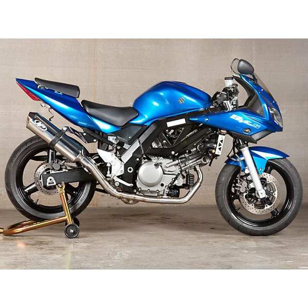M4 RACE FULL SYSTEM WITH POLISHED CANISTER - 2003 Suzuki SV650
