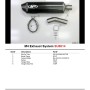 M4 SLIP-ON SYSTEM WITH CARBON FIBER CANISTER 2004-10 Suzuki SV650