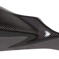 M4 CARBON FIBER HEAT SHIELD - GP And Tech1 Slip-On Heat Shield - Suzuki GSX-R600 / GSX-R750