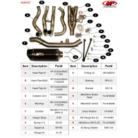 M4 Exhaust Full System with Titanium Midpipe and Tech1 Carbon Canister 2011-2024 Suzuki GSX-R600 / 750 M4 Exhaust Full System with Titanium Midpipe and Tech1 Carbon Canister 2011-2024 Suzuki GSX-R600 / 750