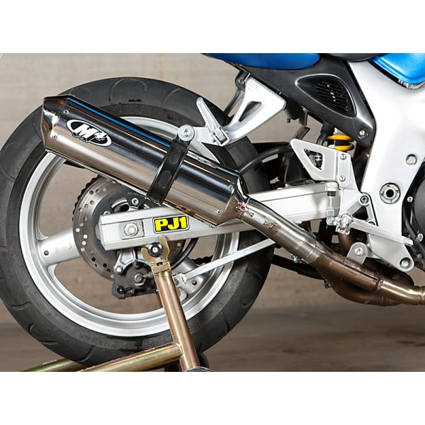 M4 SLIP-ON WITH POLISHED CANISTER 1999-02 Suzuki SV650