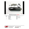 M4 SLIP-ON WITH CARBON FIBER CANISTER 1999-02 Suzuki SV650