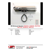 M4 Exhaust Bolt-On Polished Canister 2001-03 Suzuki GSX-R600 M4 Exhaust Bolt-On Polished Canister 2001-03 Suzuki GSX-R600