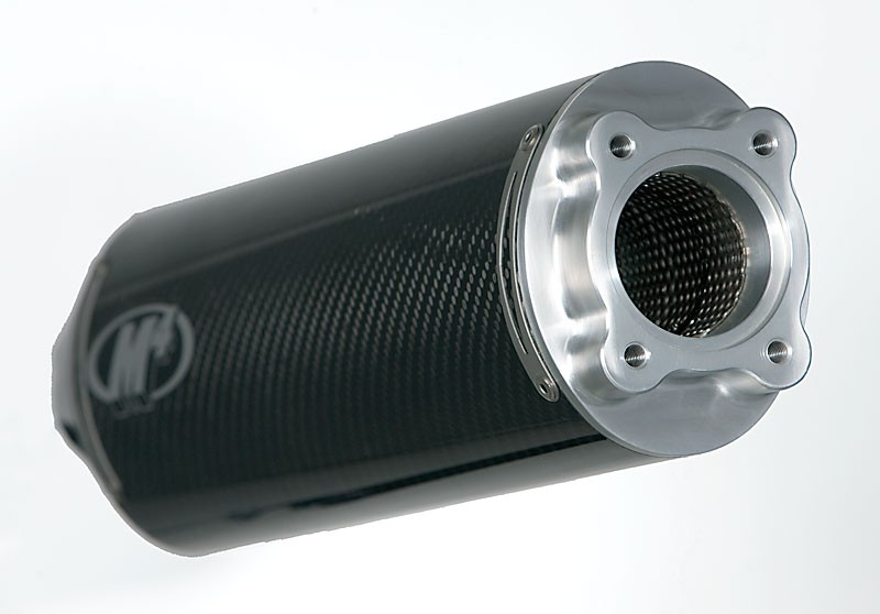 M4 Exhaust Bolt-On Carbon Fiber Canister 2001-03 Suzuki GSX-R600