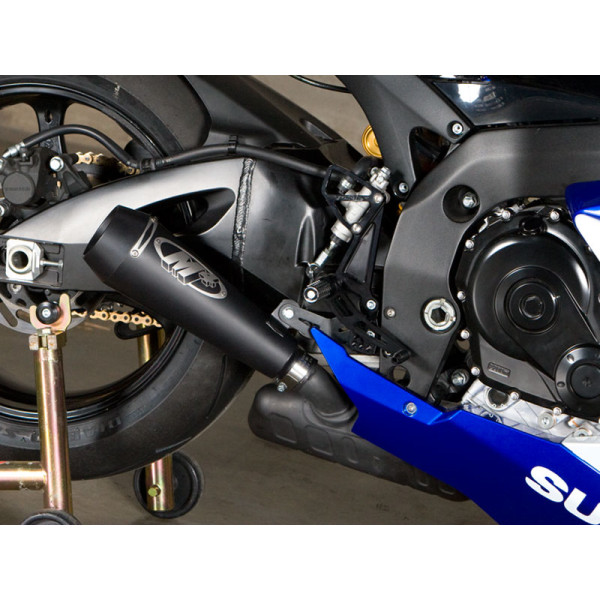 M4 SLIP-ON SYSTEM WITH BLACK CERAMIC GP CANISTER - 2008-10 Suzuki GSX-R750 M4 SLIP-ON SYSTEM WITH BLACK CERAMIC GP CANISTER - 2008-10 Suzuki GSX-R750