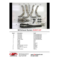 M4 FULL SYSTEM WITH BLACK GP CANISTER 2008-10 Suzuki GSX-R600 M4 FULL SYSTEM WITH BLACK GP CANISTER 2008-10 Suzuki GSX-R600