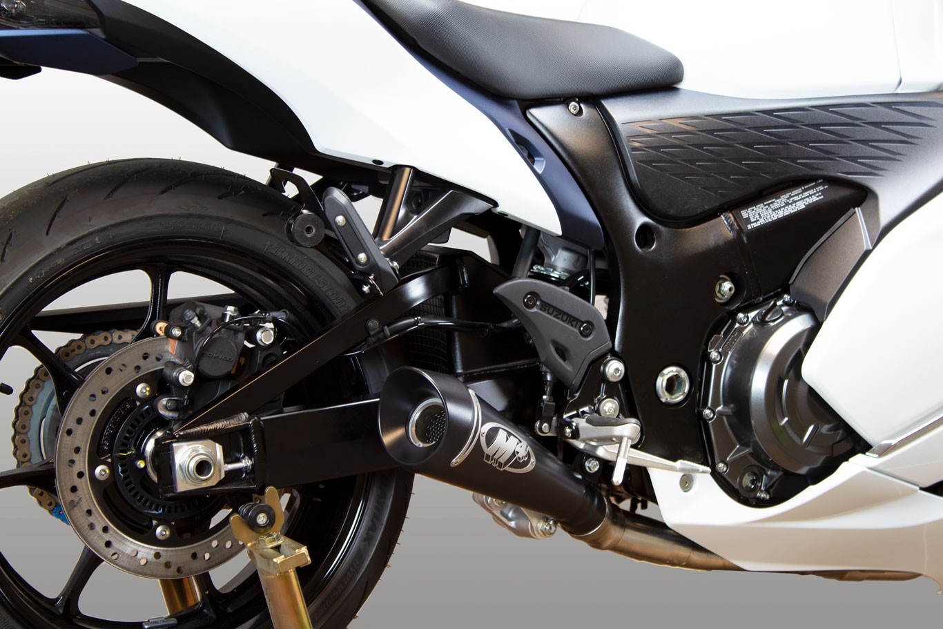 M4 Exhaust Full System Black GP19 08-22 Suzuki Hayabusa GSX1300R