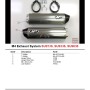 M4 BOLT-ON SYSTEM WITH DUAL TITANIUM CANISTERS 1998-00 Suzuki TL1000S 