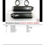 M4 BOLT-ON SYSTEM WITH DUAL CARBON FIBER CANISTERS 1998-00 Suzuki TL1000S