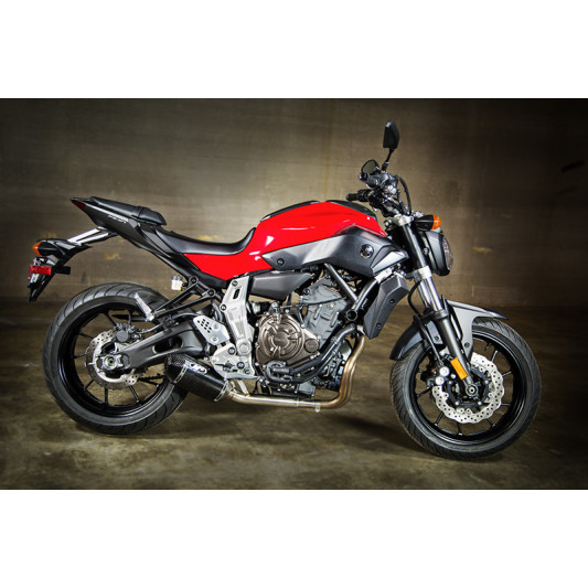 M4 SLIP-ON WITH CARBON FIBER CANISTER 2015-2020 Yamaha FZ-07/MT-07, 2016-2021 Yamaha XSR700 M4 SLIP-ON WITH CARBON FIBER CANISTER 2015-2020 Yamaha FZ-07/MT-07, 2016-2021 Yamaha XSR700