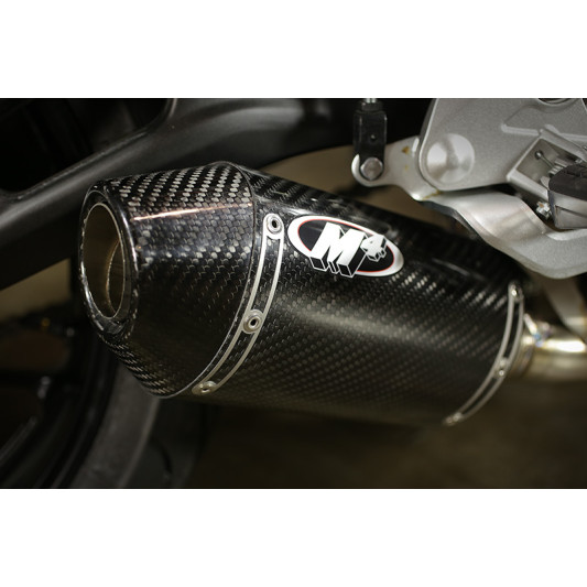 M4 SLIP-ON WITH CARBON FIBER CANISTER 2015-2020 Yamaha FZ-07/MT-07, 2016-2021 Yamaha XSR700 M4 SLIP-ON WITH CARBON FIBER CANISTER 2015-2020 Yamaha FZ-07/MT-07, 2016-2021 Yamaha XSR700