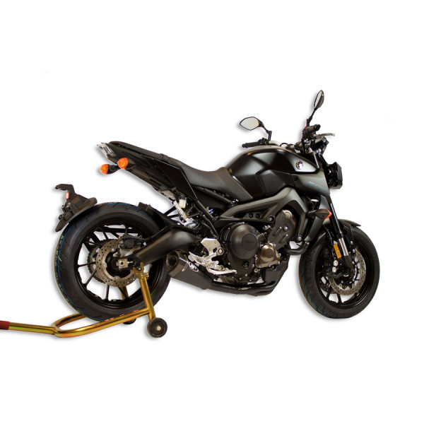 M4 ALL BLACK FULL SYSTEM W/ RM1 STYLE CANISTER - 2014-2020 Yamaha FZ-09/MT-09, 2016-2021 Yamaha XSR900
