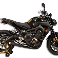  M4 ALL BLACK FULL SYSTEM W/ RM1 STYLE CANISTER - 2014-2020 Yamaha FZ-09/MT-09, 2016-2021 Yamaha XSR900