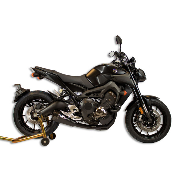 M4 ALL BLACK FULL SYSTEM W/ RM1 STYLE CANISTER - 2014-2020 Yamaha FZ-09/MT-09, 2016-2021 Yamaha XSR900
