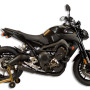  M4 ALL BLACK FULL SYSTEM W/ RM1 STYLE CANISTER - 2014-2020 Yamaha FZ-09/MT-09, 2016-2021 Yamaha XSR900