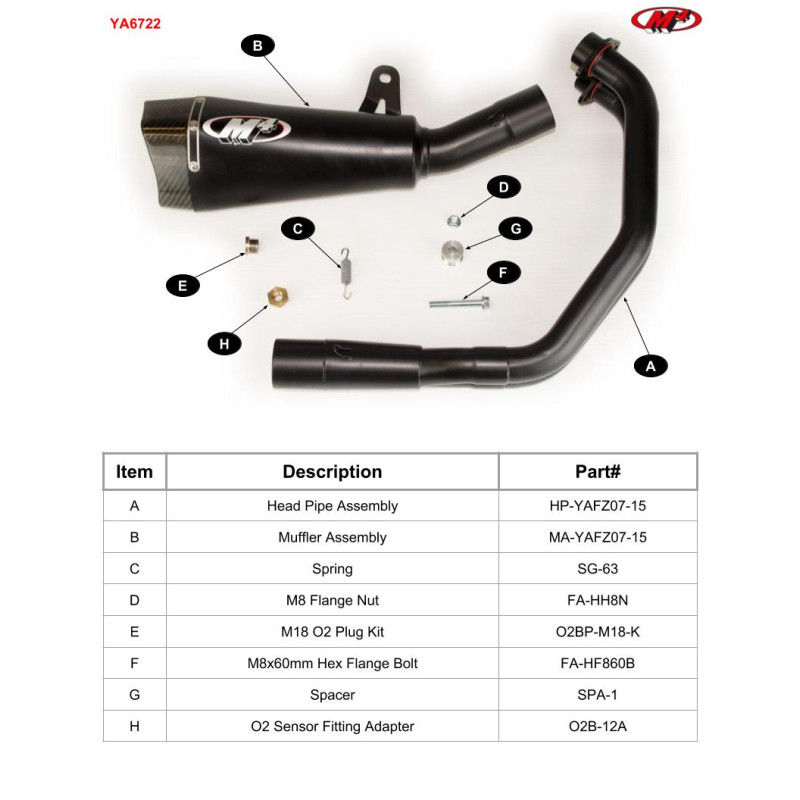 M4 Black RM1 Full System 2015-2023 Yamaha FZ-07/MT-07/XSR700 M4 Black RM1 Full System 2015-2023 Yamaha FZ-07/MT-07/XSR700