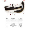 M4 ALL BLACK FULL SYSTEM W/ RM1 STYLE CANISTER - 2014-2020 Yamaha FZ-09/MT-09, 2016-2021 Yamaha XSR900