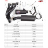 M4 Full System w/ Black Ceramic Canister - Yamaha MT-09 (2021-2023) | XSR900 (2022-2023) M4 Full System w/ Black Ceramic Canister - Yamaha MT-09 (2021-2023) | XSR900 (2022-2023)