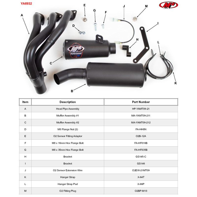 M4 Full System w/ Black Ceramic Canister - Yamaha MT-09 (2021-2023) | XSR900 (2022-2023) M4 Full System w/ Black Ceramic Canister - Yamaha MT-09 (2021-2023) | XSR900 (2022-2023)