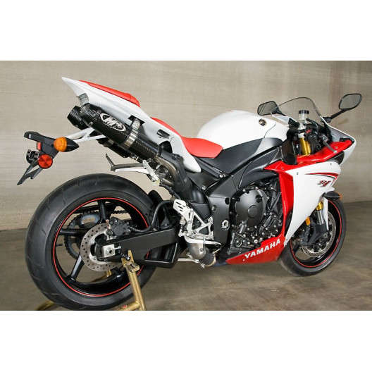 M4 Undertail Cat Eliminator Slip On w/ Carbon canisters - Yamaha R1 (2009-2014) M4 Undertail Cat Eliminator Slip On w/ Carbon canisters - Yamaha R1 (2009-2014)