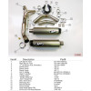 M4 Undertail Cat Eliminator Slip On w/ Titanium canisters - Yamaha R1 (2009-2014) M4 Undertail Cat Eliminator Slip On w/ Titanium canisters - Yamaha R1 (2009-2014)