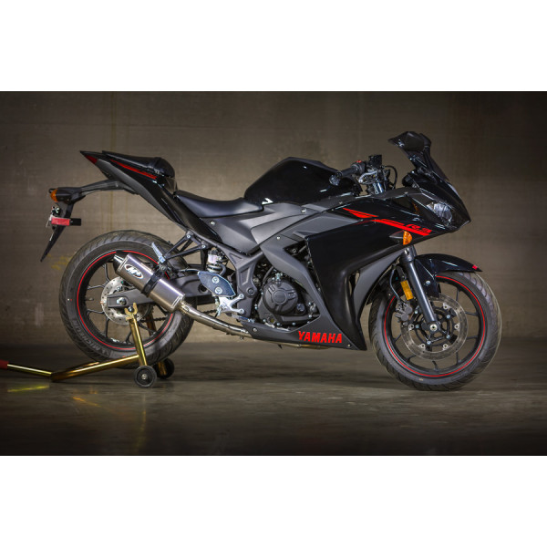 M4 FULL SYSTEM WITH TITANIUM CANISTER 2015-2023 Yamaha R3/MT-03