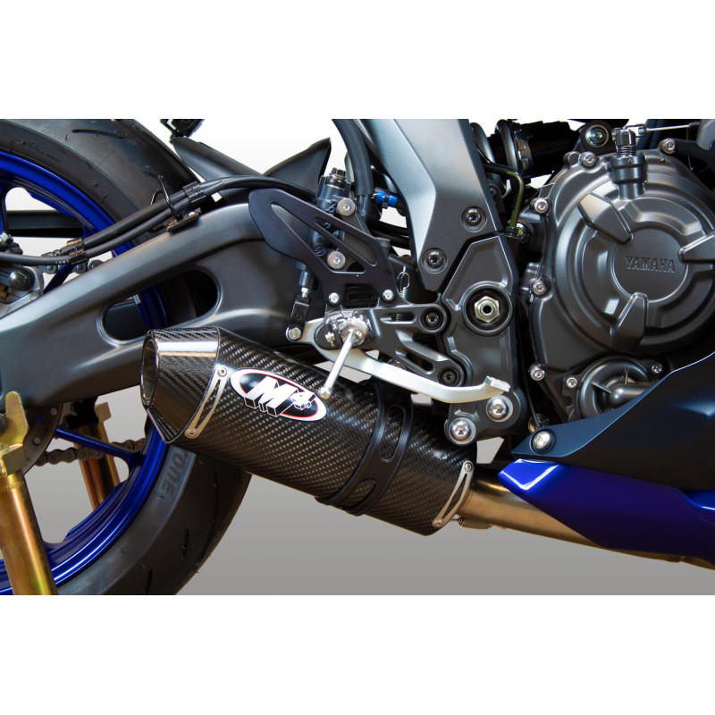M4 Full System Exhaust with Carbon Fiber Canister - Yamaha R7 (2021-2023)
