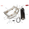 M4 Full System Exhaust with Carbon Fiber Canister - Yamaha R7 (2021-2023)