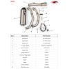 M4 Full System Exhaust with Titanium Canister - Yamaha R7 (2021-2023)