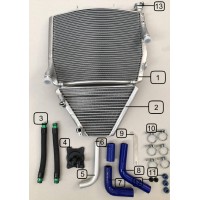 USED MB Motorsports KRT Kawasaki 2021+ Kawasaki ZX-10R / ZX-10RR WSBK Radiator & Oil Cooler Set