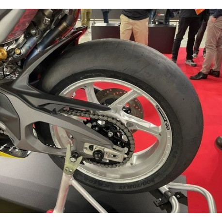 OZ GASS RS-A Superbike Forged Aluminum Wheel Set - Ducati Panigale V4 / V4S  (2025) - Anodized Silver