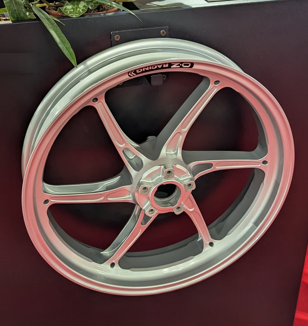 OZ GASS RS-A Superbike Forged Aluminum Wheel Set - Ducati Panigale V4 / V4S  (2025) - Anodized Silver