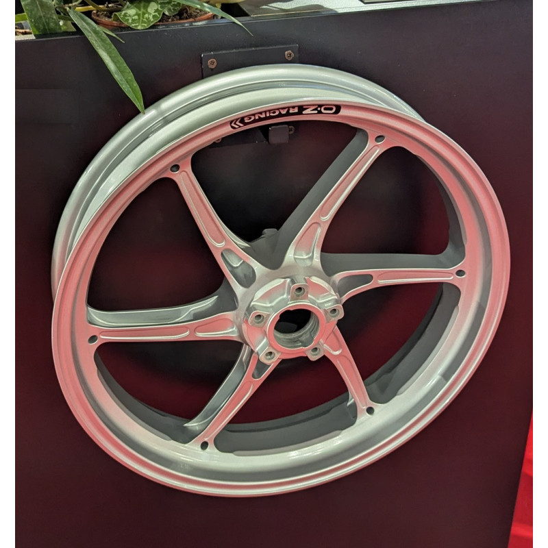 OZ GASS RS-A Superbike Forged Aluminum Wheel Set - Ducati Panigale V4 / V4S  (2025) - Anodized Silver