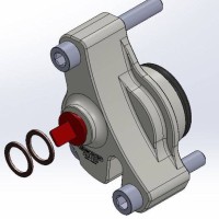 Oberon Performance Ducati V4 Panigale Billet Clutch Slave Cylinder Oberon Performance Ducati V4 Panigale Billet Clutch Slave Cylinder