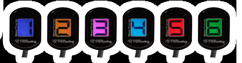 PZ Racing Universal Gear Tronic Indicator For Ducati, Honda, Kawasaki, Suzuki, Triumph, Yamaha