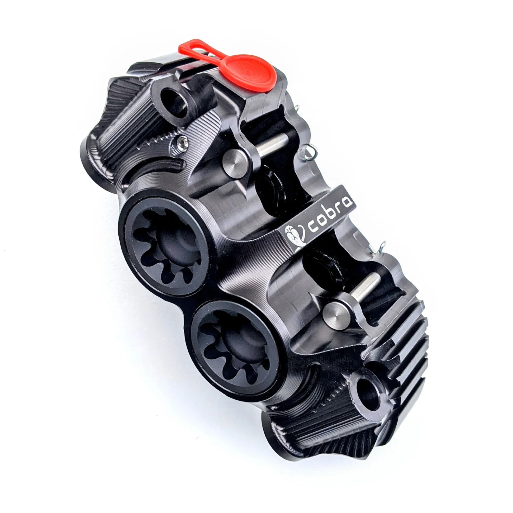 PZ5 Cobra Billet Monoblock Supermoto 108mm Racing Caliper - Black - Left Side