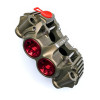 PZ5 Cobra Billet Monoblock Supermoto 108mm Racing Caliper - Hard Anodized - Left Side