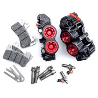 PZ5 Cobra Billet Monoblock Supermoto Dual Racing Calipers - Black