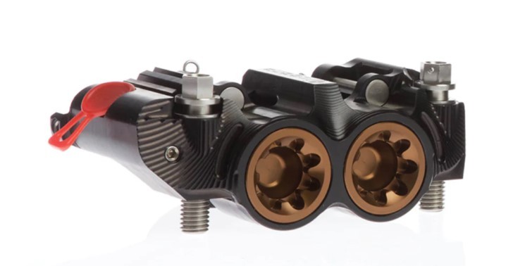 PZ5 Cobra Billet Monoblock Supermoto Dual Racing Calipers - Black