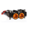 PZ5 Cobra Billet Monoblock Supermoto Dual Racing Calipers - Black