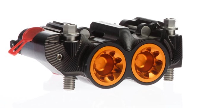 PZ5 Cobra Billet Monoblock Supermoto Dual Racing Calipers - Black